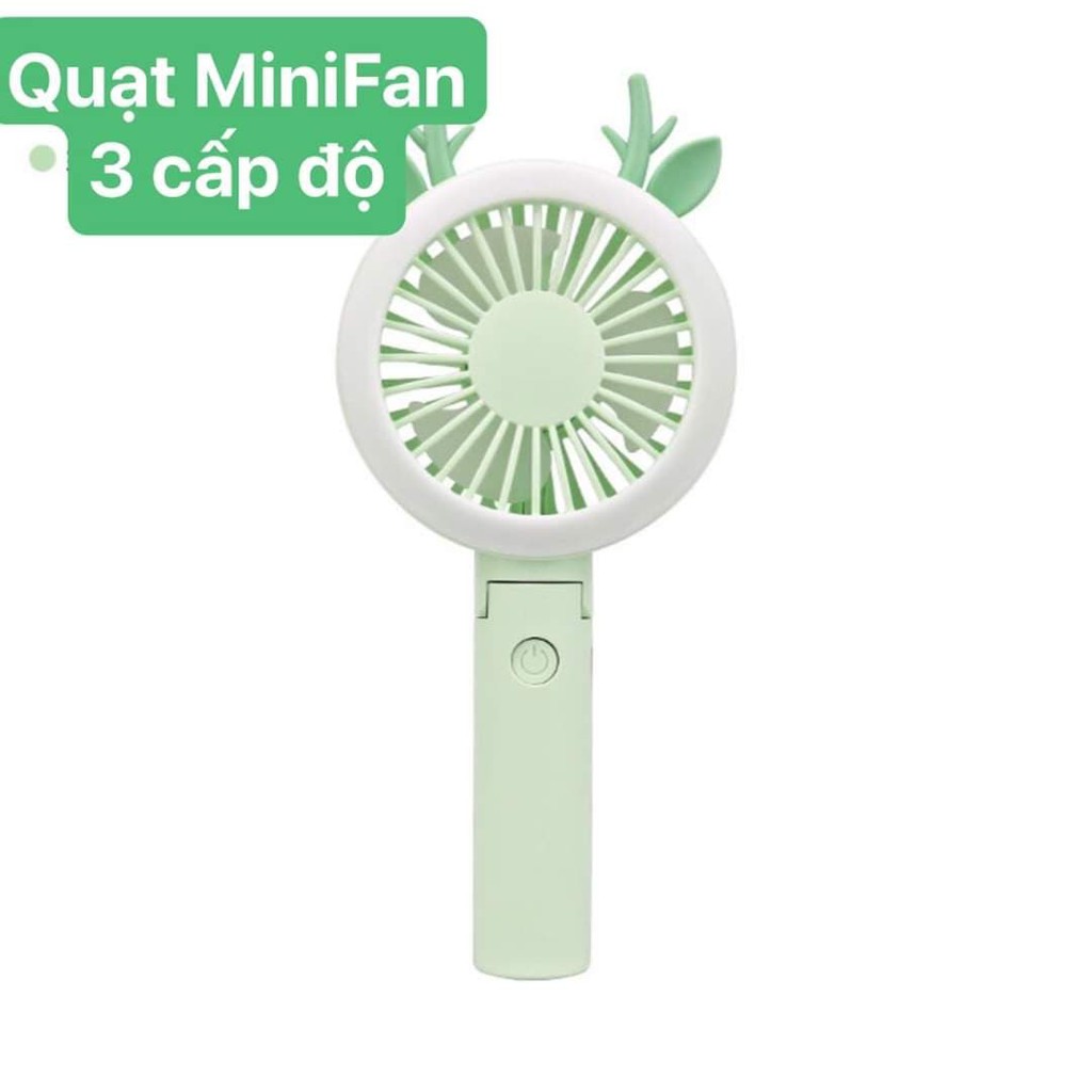 Quạt cầm tay mini X-fan có đèn