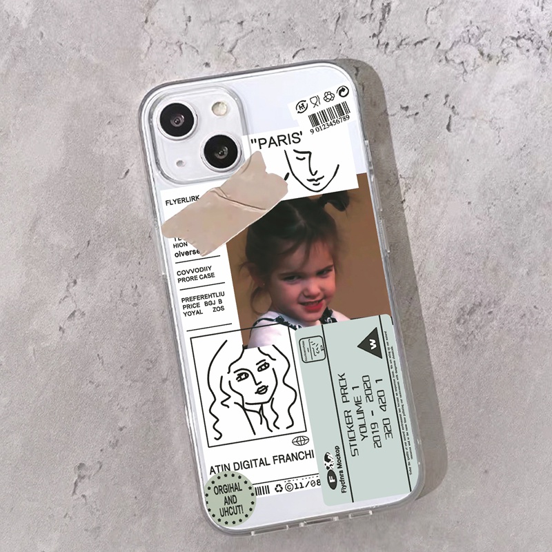 Ốp lưng iphone Ốp Điện Thoại In Hình Bé Trai Bé Gái Cho iPhone 6 7 8 SE 7 + 8 + X XR XS 11 12 13 Mini Pro Max