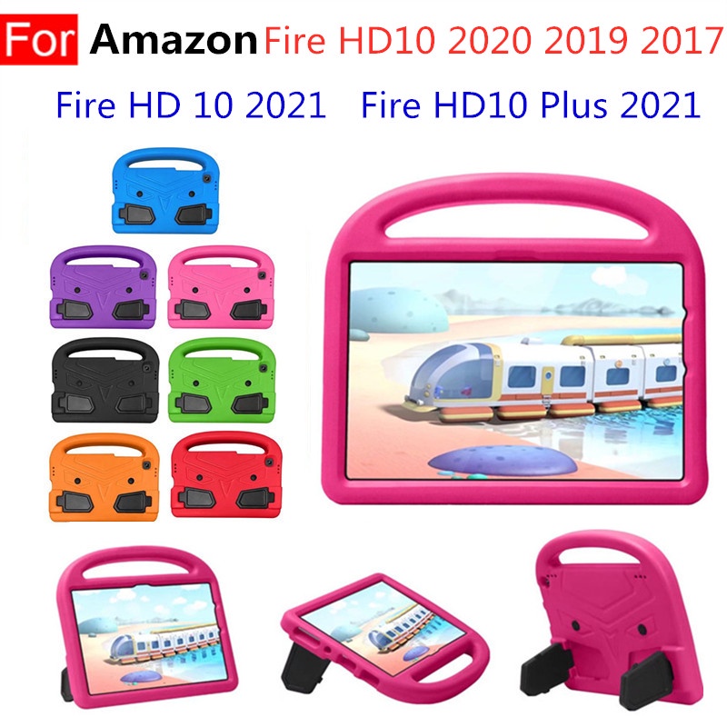 Ốp máy tính bảng Eva chống sốc kèm giá đỡ cho Amazon Fire HD 10 2021 HD10 Plus 2021 HD10 2020 2019 2