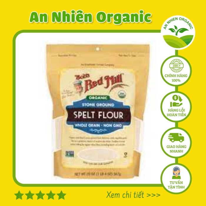 Bột Mì Spelt Hữu Cơ Bob's Red Mill 567g