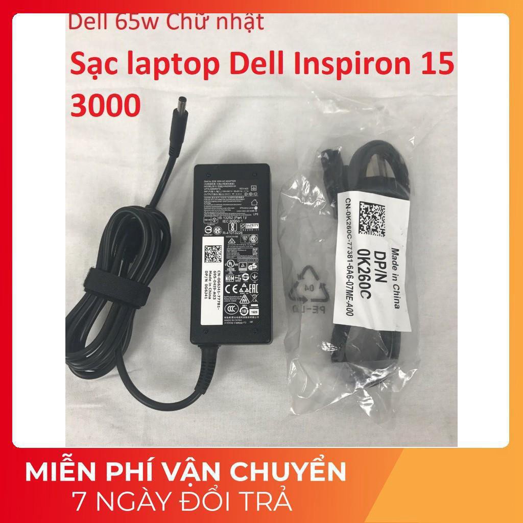 Sạc laptop Dell Inspiron 15 3000 có đèn báo