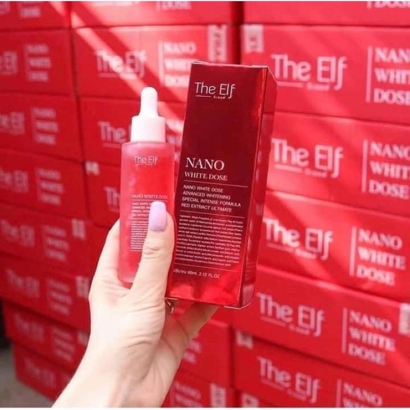 Siêu phẩm trắng da mờ thâm tinh chất serum và kem dưỡng The Elf thái lan