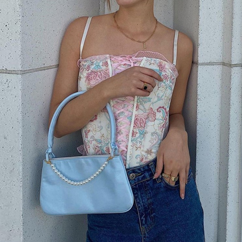 Áo nịt ngực ngắn ôm sát họa tiết hoa hồng với dây buộc chéo phong cách gợi cảm cổ điển thời trang mùa hè cho nữ