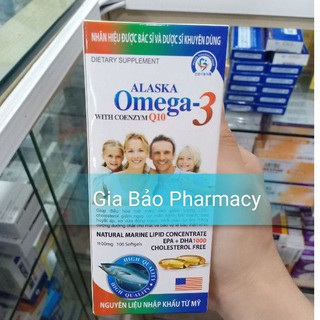 Dầu cá Omega-3 with Coenzym Q10 gia đình (lọ 100viên)