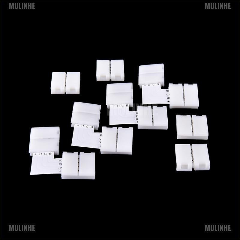 Set 10 Đầu Nối 4-PIN RGB Mini Dành Cho Dây Đèn LED RGB 5050 10mm