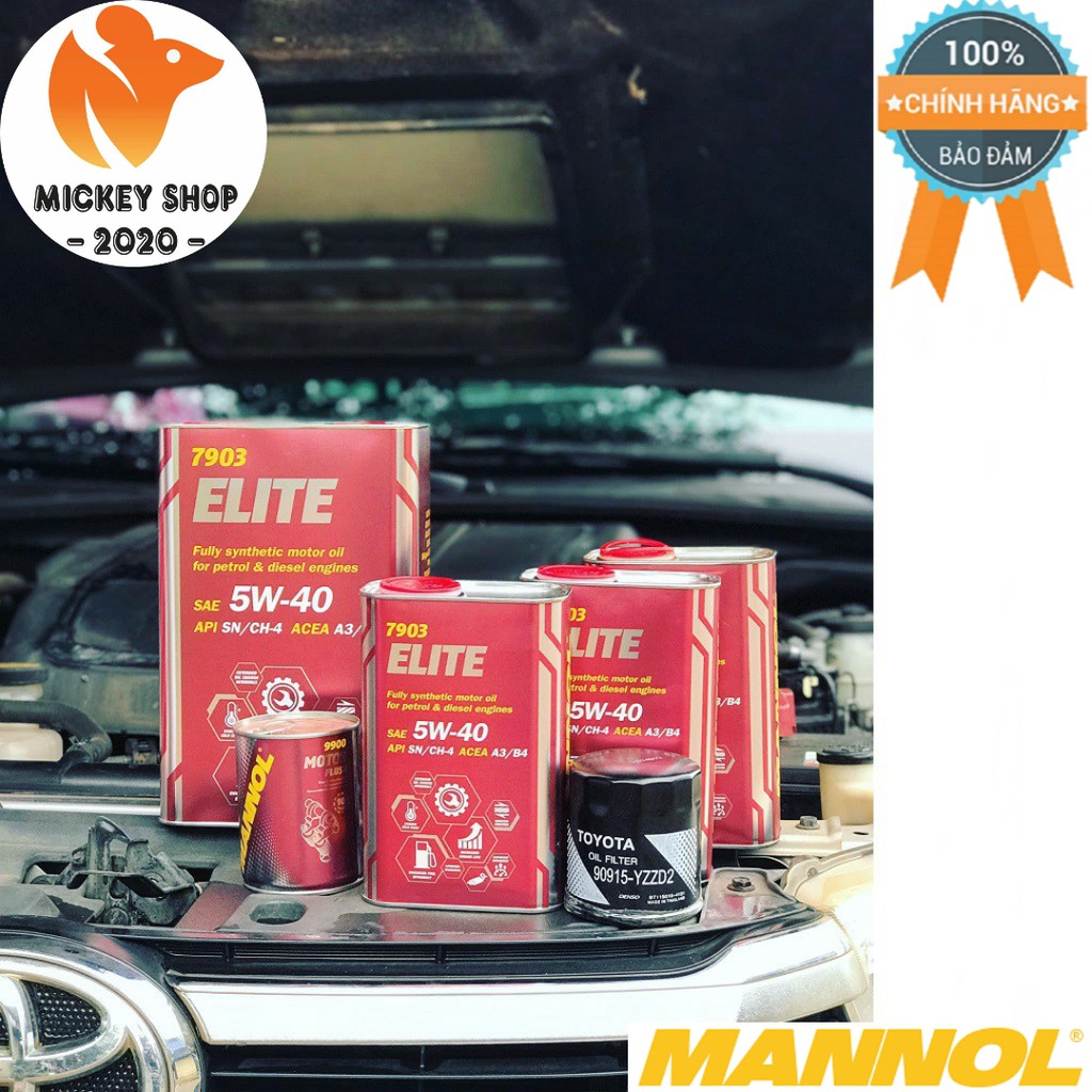 [ PRO ] Nhớt MANNOL Elite 5W-40 SN/CH-4 - 7903 4L Hàng Đức Cao Cấp Chính Hãng - mickey2020shop