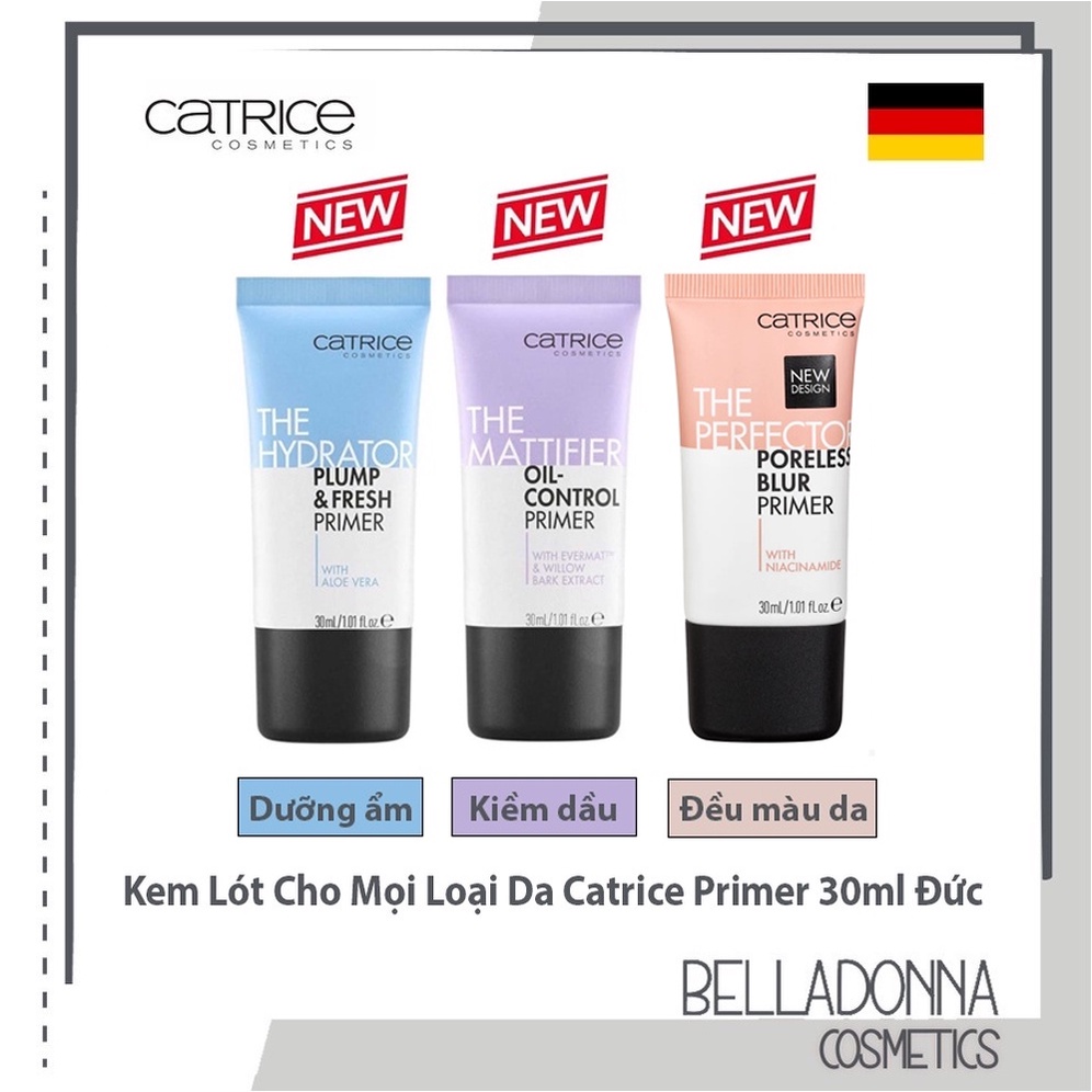 [Mẫu mới 2022] Kem Lót Cho Mọi Loại Da Catrice Primer 30ml Đức