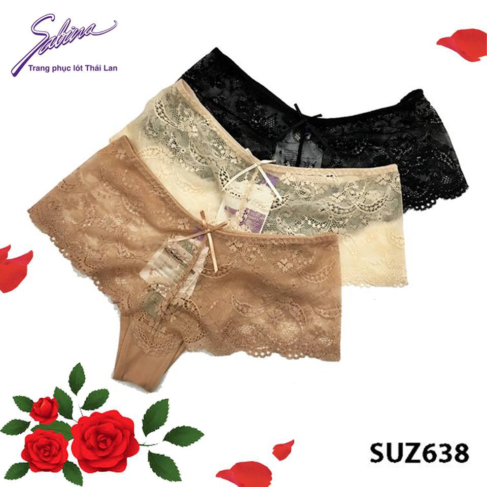 [Mã WABRS31 giảm 20% tối đa 100k đơn 150k] Quần Lót Lưng Vừa Chất Liệu Ren Quyến Rũ Panty Zone By Sabina SUZ638 | BigBuy360 - bigbuy360.vn