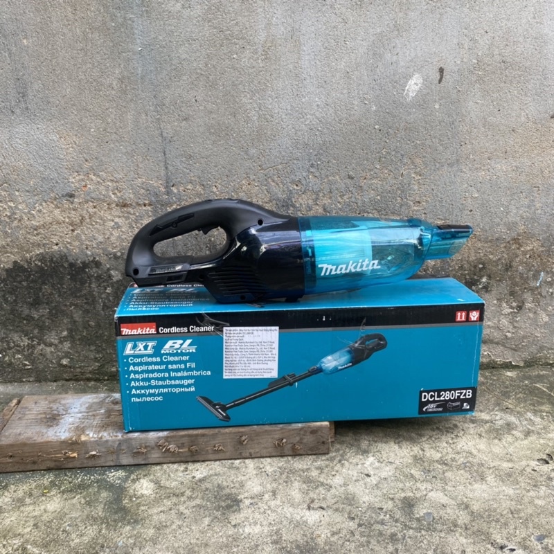 DCL 280FZB| BL MotoMáy hút bụi cầm tay hoạt động bằng Pin, Makita 18v