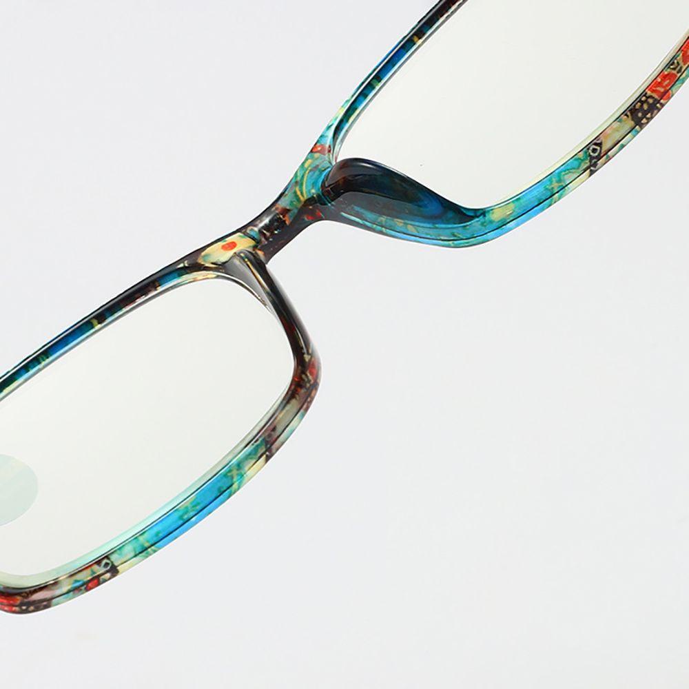 Kính Đọc Sách Chống Bức Xạ Ánh Sáng Xanh Hình Vuông Bằng Nhựa Resin Cho Nữ