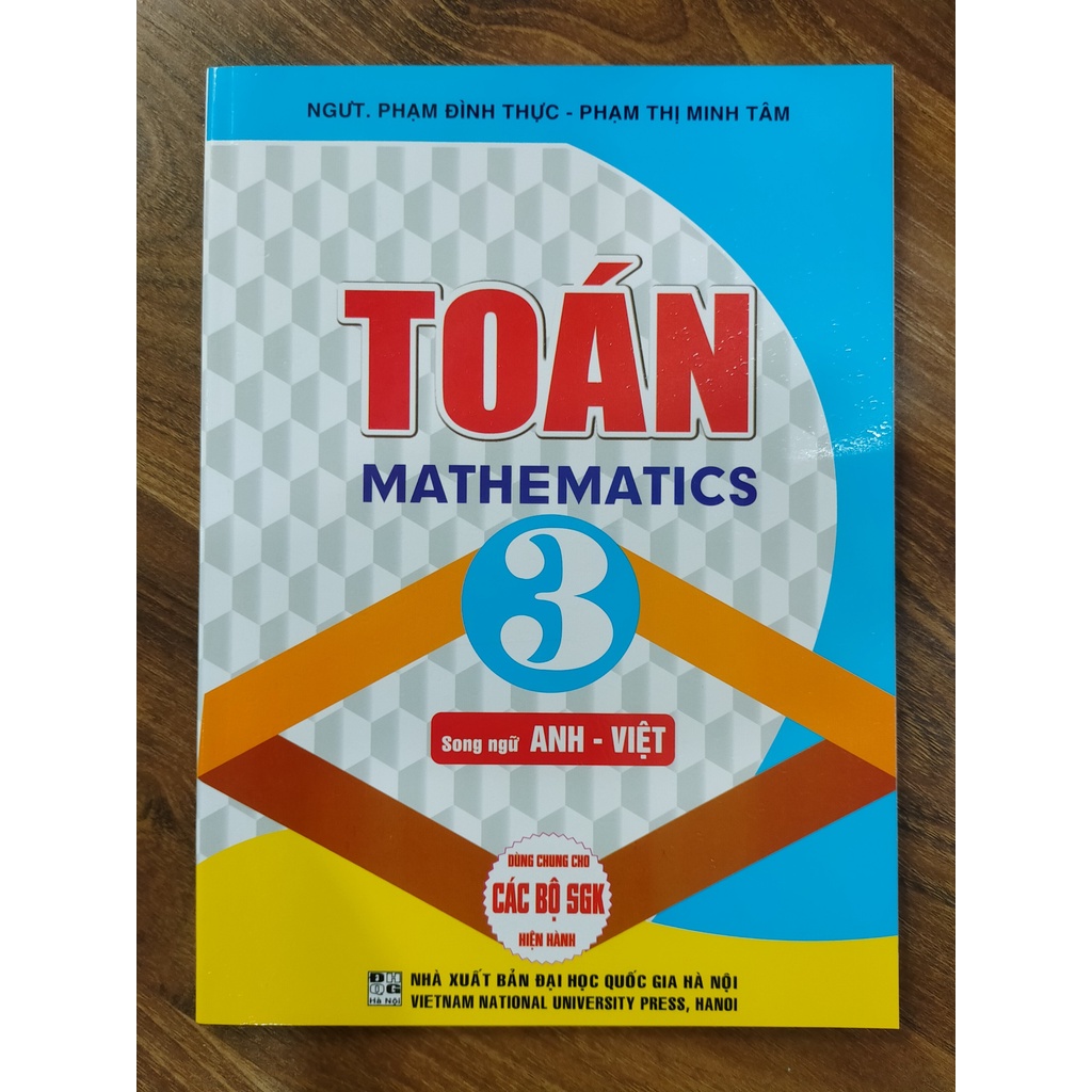 Sách -  Toán Mathematics 3 Song ngữ Anh - Việt