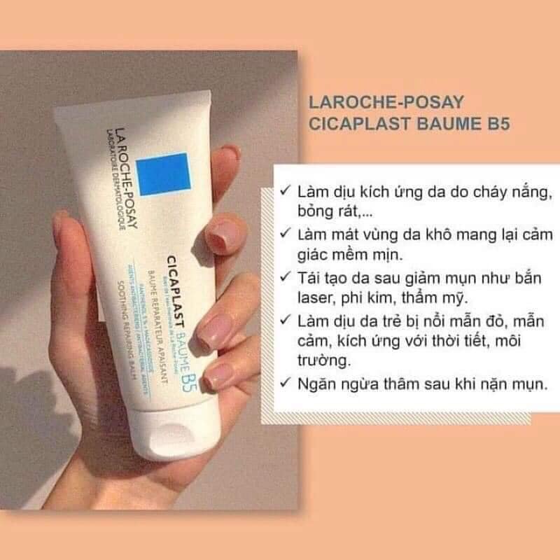Kem dưỡng phục hồi da phù hợp cho trẻ em La Roche-Posay Cicaplast Baume B5