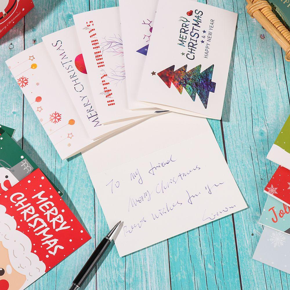 Set 24 Thẻ Giấy Trang Trí Cây Thông Noel