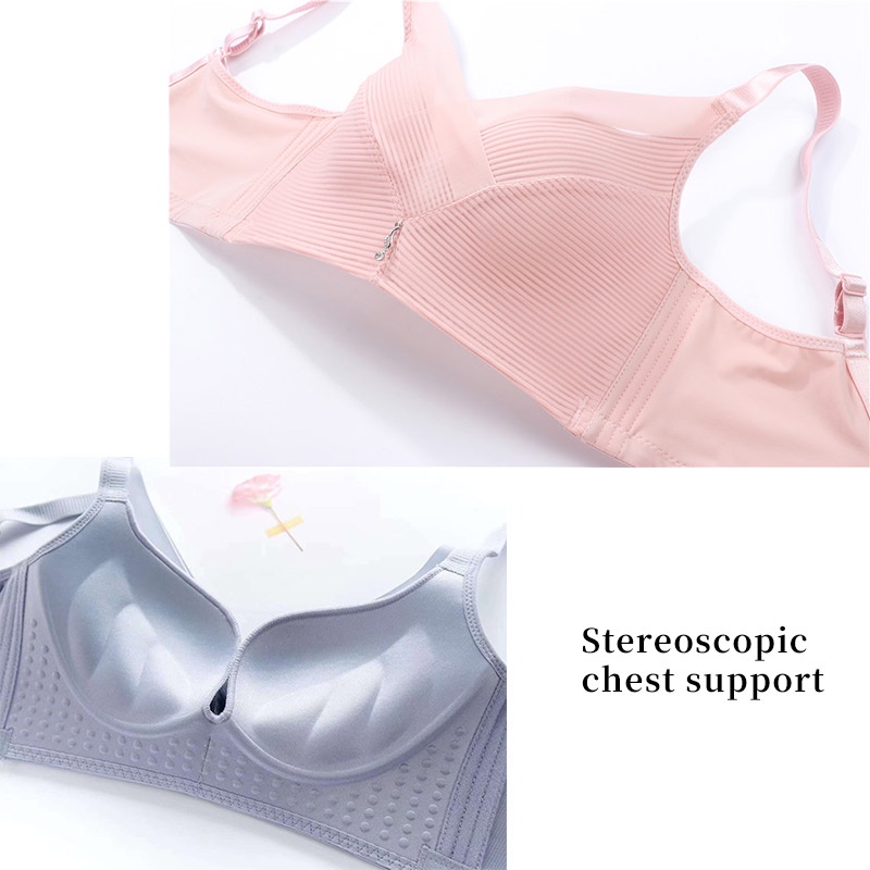 Áo ngực ZXYOUPING vải lụa không có gọng thép có thể điều chỉnh quyến rũ cho nữ