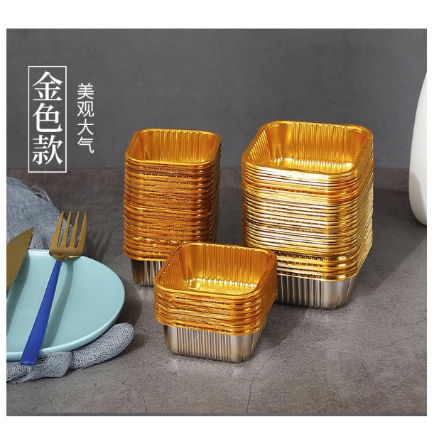 Khay Đựng Bánh Trung Thu Vàng Sang Trọng Giá Rẻ 50g 75g 100g 125g 150gr - set 20 -  50 khay
