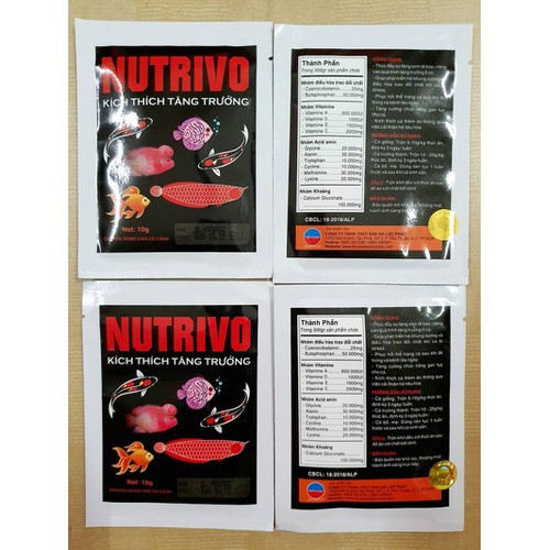 Nutrivo kích thích tăng trưởng cho cá cảnh