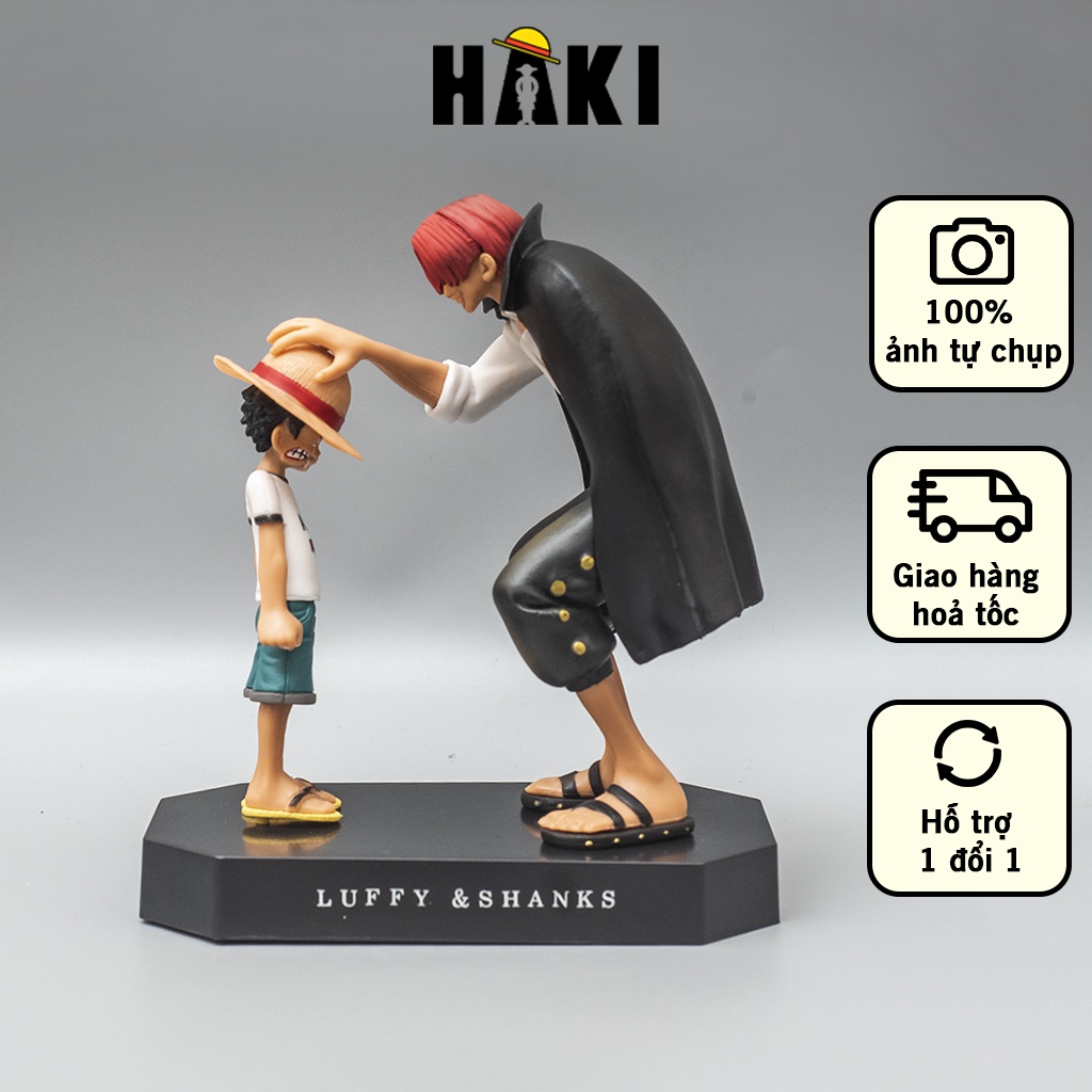 Mô Hình One Piece Shanks và Luffy - Mô Hình Shank Luffy trang trí One Piece Figure Haki Shop