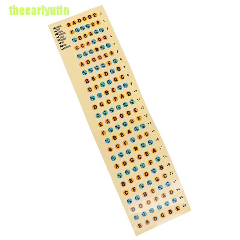 1 Sticker Dán Phím Đàn Ghi Ta