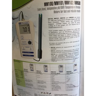 Máy đo pH điện tử Milwaukee MW 102