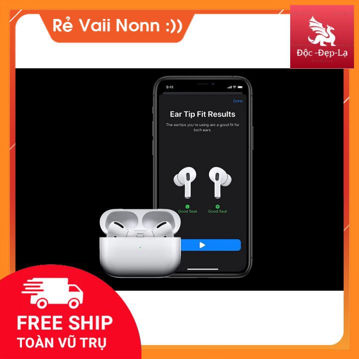 ⚡Tai Nghe Airpods Pro ⚡FREESHIP⚡ Chế độ XUYÊN ÂM, CHỐNG ỒN ⚡TẶNG KÈM CASE SILLICON CAO CẤP⚡