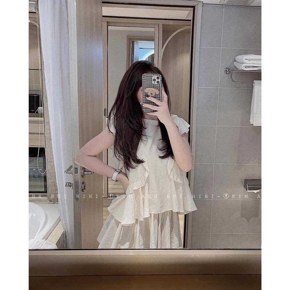 [Mã FAGREEN245 giảm 10% tối đa 30K đơn 99K] Bộ Đũi Cánh Tiên Quần Gỉa Váy Hàng Thiết Kế Best 2021 | BigBuy360 - bigbuy360.vn