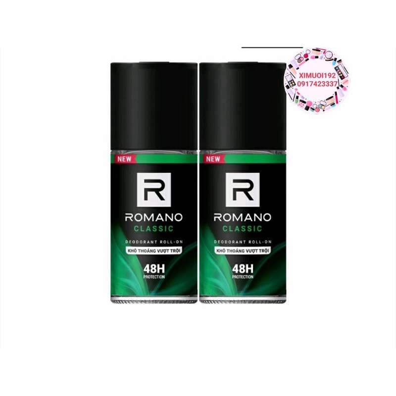 Lăn Khử Mùi ROMANO 25ml/ 50ml