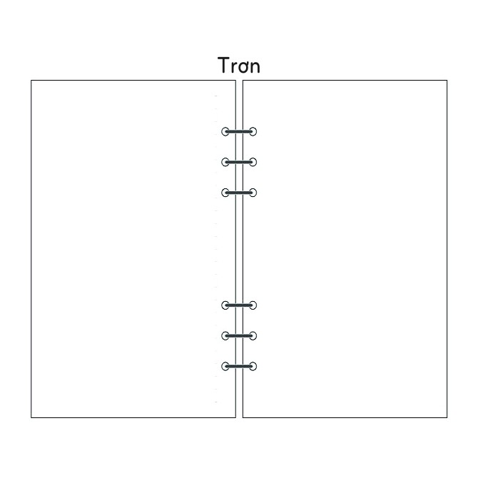 Giấy Refill ruột sổ còng A4 B5 A5 A6 cao cấp