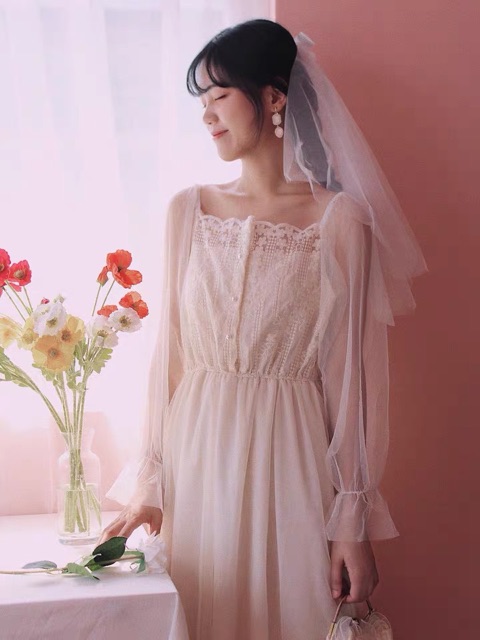 [Mã WASTMAY giảm 15% tối đa 30K đơn 150K] Đầm công chúa dáng xoè kèm ảnh thật ⛅️👑 | BigBuy360 - bigbuy360.vn