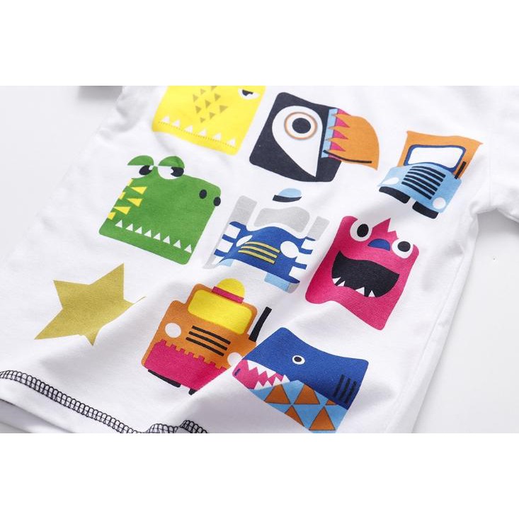 Áo thun cộc tay cho bé trai bé gái