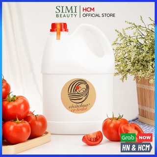 Nước tẩy rửa bồn cầu hữu cơ Cô Cà Chua sạch diệt khuẩn khử mùi cọ toilet nhà tắm 4L SIMI