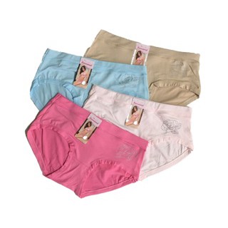 Combo 5 quần lót cotton cạp cao thái lan