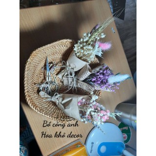 🌿Bó hoa khô mini siêu xinh 🌿Phụ kiện chụp ảnh_Trang trí thơm phòng_ Quà tặng