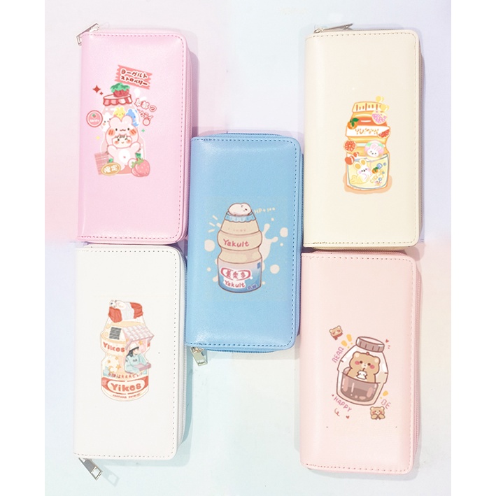 Ví yakult VBI32 ví dài thần tượng chibi kpop hoạt hình cute dễ thương