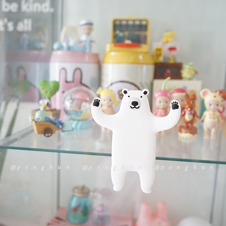 Móc Treo Đồ Dán Tường Mềm Mại Không Để Lại Dấu Hình Động Vật Hoạt Hình Dễ Thương