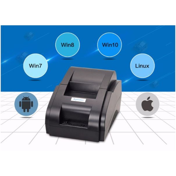 Máy in nhiệt kết nối bluetooth Xprinter 58iih qua ứng dụng viettelpay pro, Kiot viet, Sapo, Loyverse, Go Viet. | BigBuy360 - bigbuy360.vn