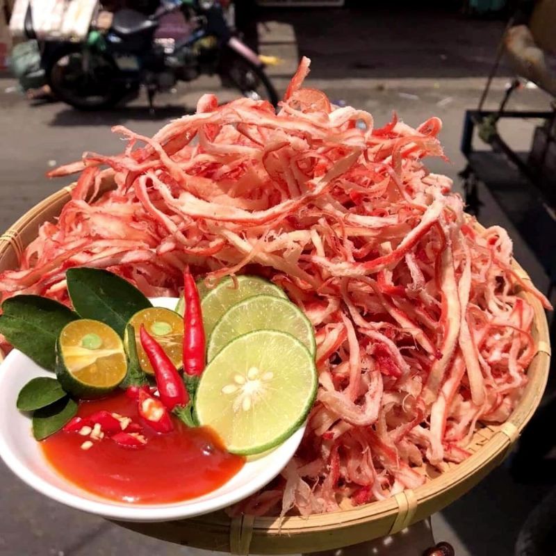 🐙 300g Mực Khô Xé Sợi Rim Nước Dừa🌴