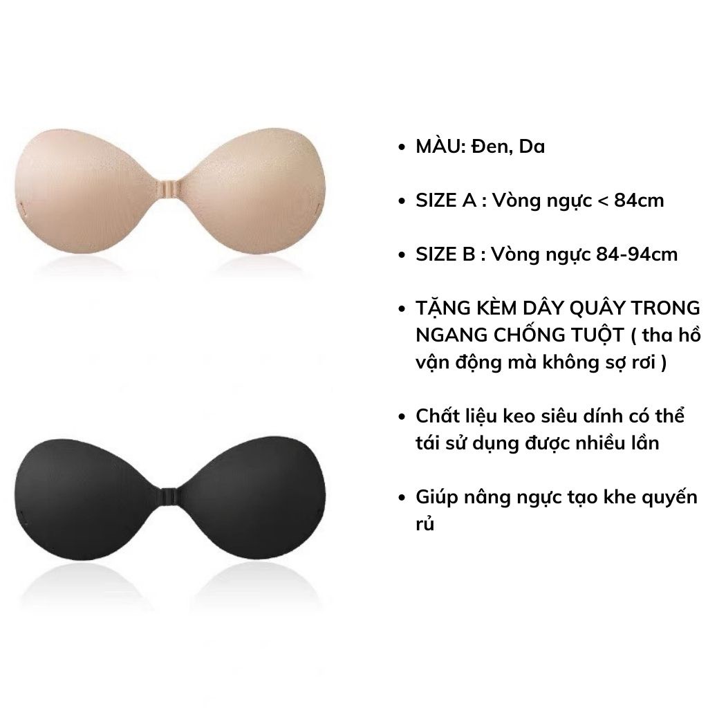 Miếng dán ngực nâng ngực, áo ngực dán tạo khe quyến rủ JOCOSI D0127