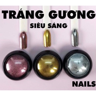 Bột tráng gương, nhũ ngọc trai, cầu vồng