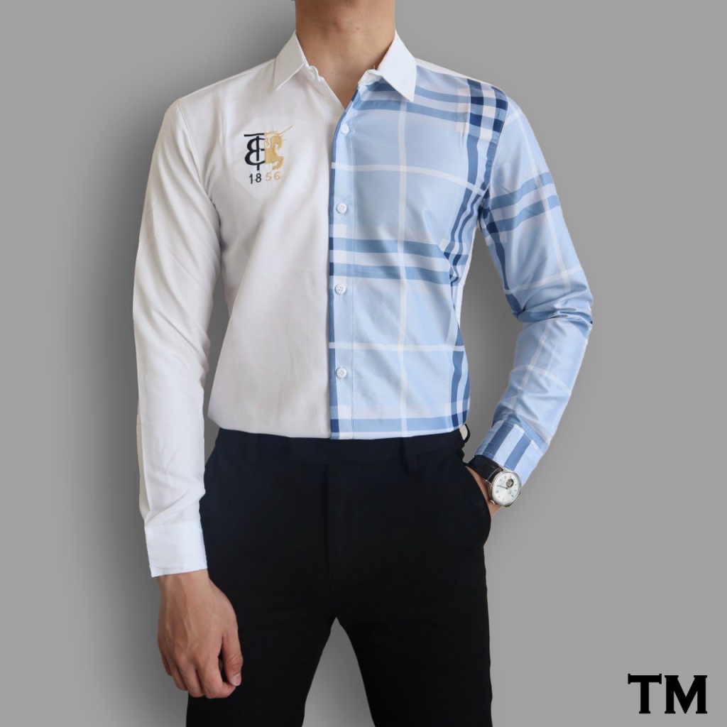(HCM) ÁO SƠ MI NAM CARO THỜI TRANG LUXURY ĐẲNG CẤP NHÃN HIỆU - PHONG CÁCH NAM ,SOÁI CA HOT HIT KME FASHION