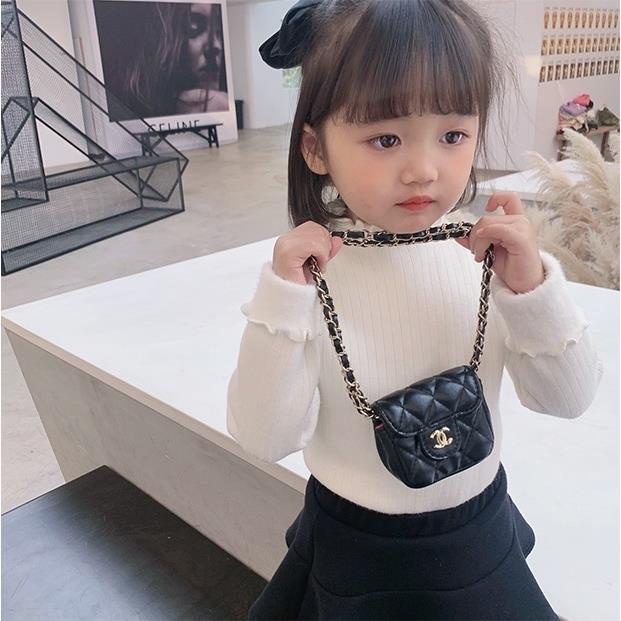 Áo Thun Lót Lông Cừu Dày Dặn Màu Trơn Thời Trang Thu Đông Mới 2020 Dành Cho Bé Gái