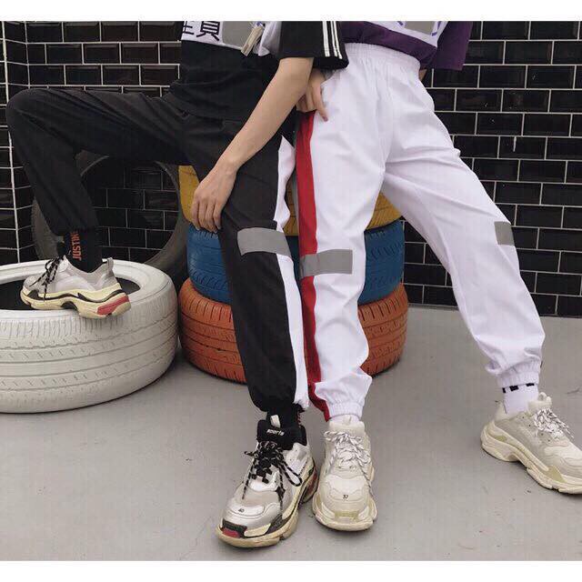 Quần jogger phản quang unisex