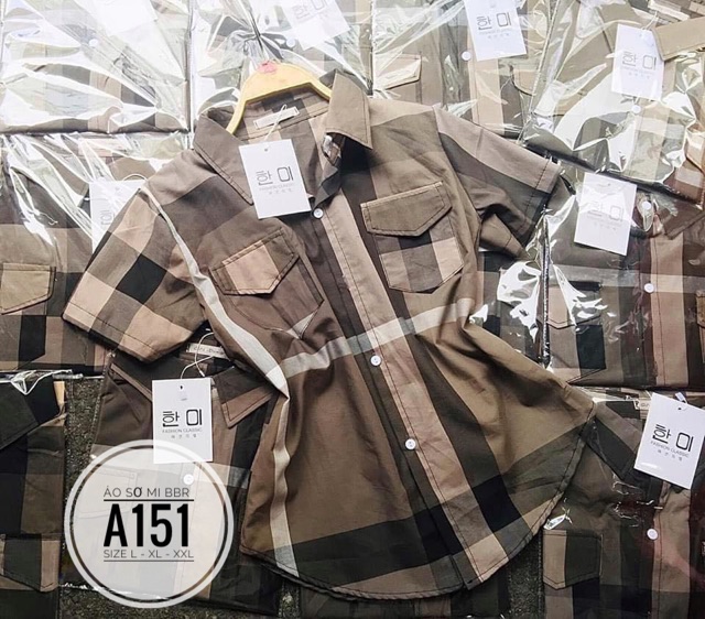Bigsize Áo sơ mi BBR A151