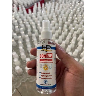 Chai 100ml dạng xịt (Cồn 70 độ dùng sát khuẩn, khử mùi !!!)