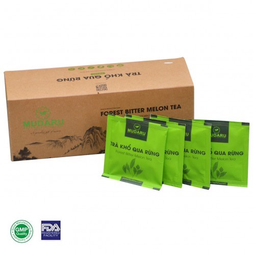 Trà khổ qua rừng túi lọc Mudaru hộp 50 túi (100g)(야생여주 차 50티백) | BigBuy360 - bigbuy360.vn