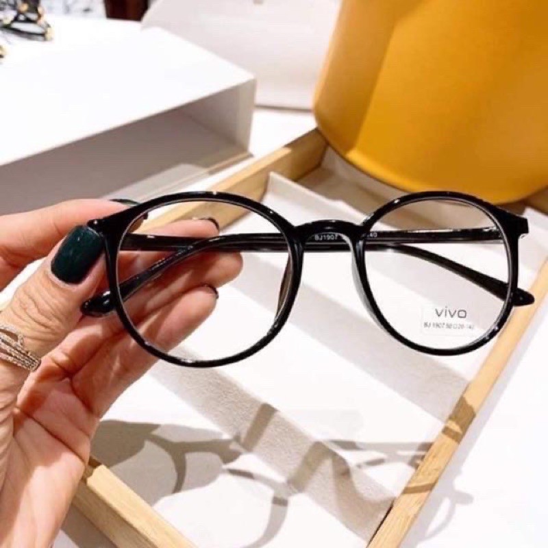 Gọng kính giả cận mắt tròn vivo BucShop dành cho nam nữ