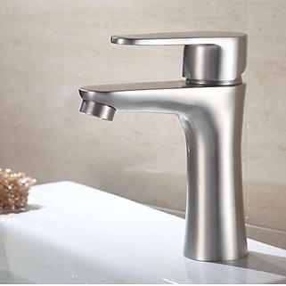 Vòi chậu rửa (lavabo) nóng lạnh Inox 304