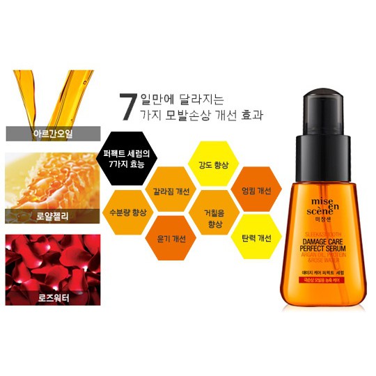 Serum dưỡng tóc Mise En scene perfect repair hair rerumdạng gel phục hồi hư tổn, dưỡng tóc chắc khỏe 80ml NCC SHOPTIDO