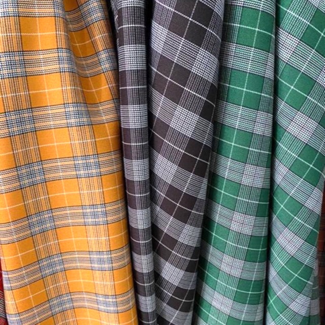 V324🌈 VẢI TẰM CARO