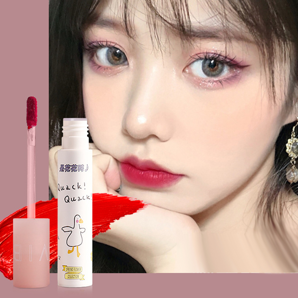 [Hàng mới về] Son môi Qipin Vibely kiểu nhung mờ phong cách Hàn Quốc lâu trôi với 6 màu quyến rũ dành cho người mới