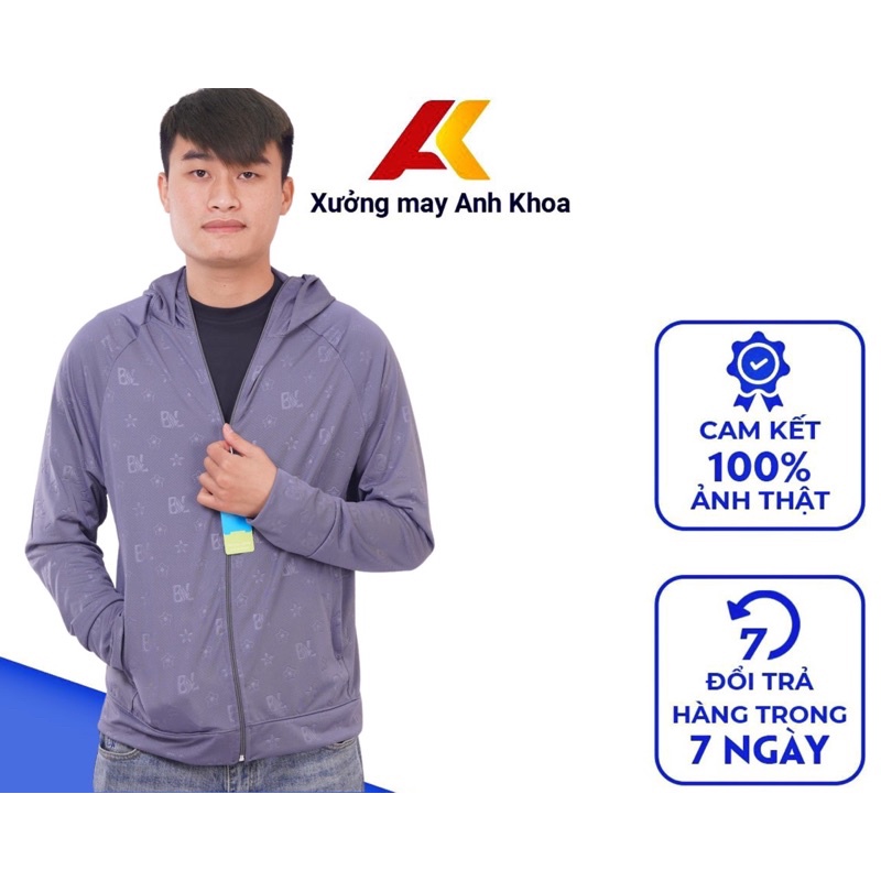 Áo chống nắng nam nữ Dập Vân nổi,kiểu dáng năng động trẻ trung chất thun kim cương